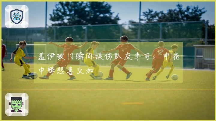 盖伊破门瞬间误伤队友李可，申花中锋悲喜交加